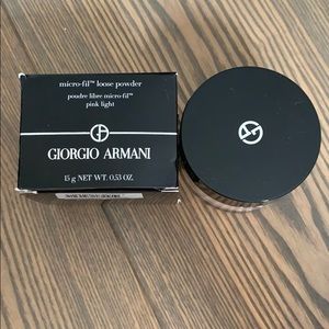 Giorgio Armani micro-fil loose powder pink light
